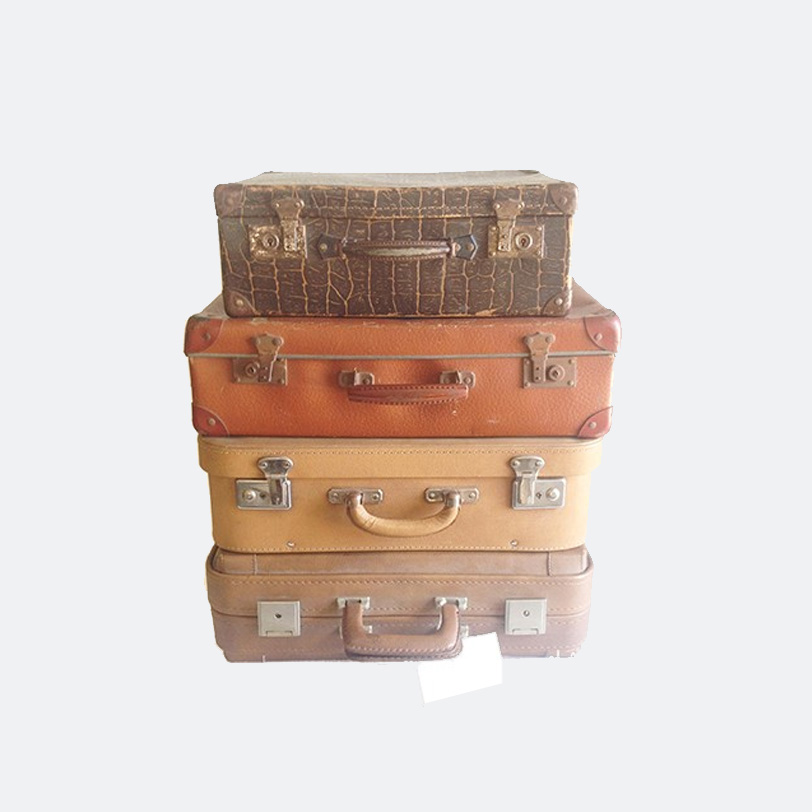 ② Valise valise vintage 2x valise pas cher valise antique 1970